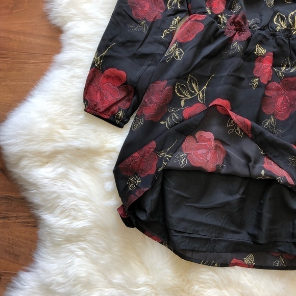 Cupcakes & Cashmere Boden Ruffle Dress Rose Print - Picture 8 of 8